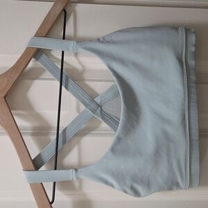 Oiselle Hi Twenty Sports Bra (Mist Green)